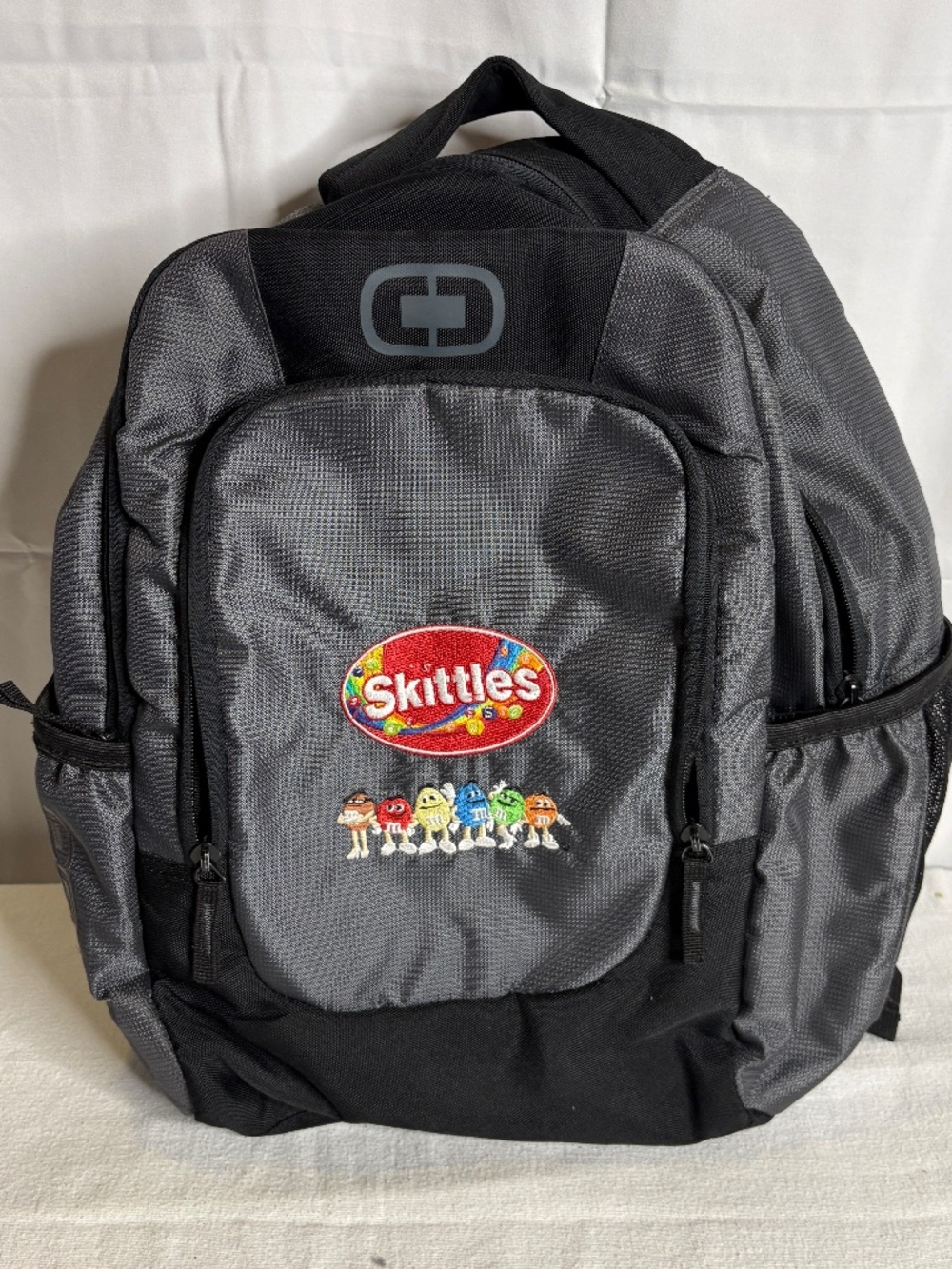 OGIO Promotional Skittles M&M Embroidered Laptop Hybrid Backpack NEVER USED RARE